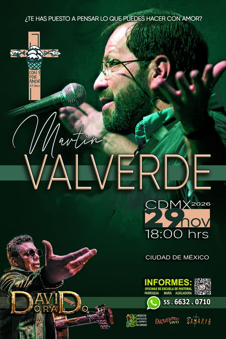 Anuncio de VIVO Encuentro Vivo: Concierto de Martin Valverde