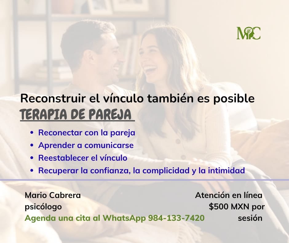 Anuncio de Catarsis: Terapia de pareja