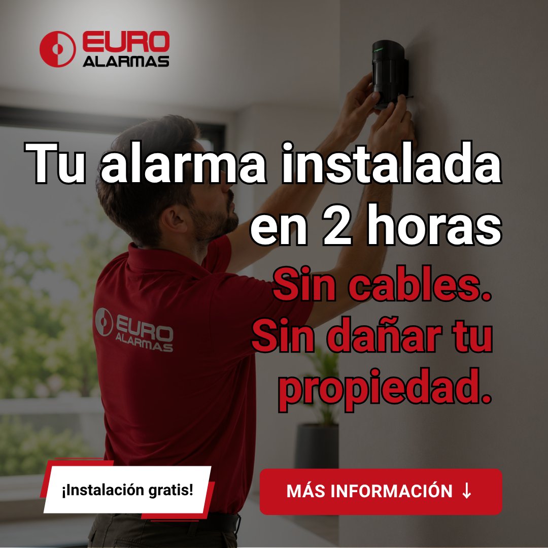 Anuncio de Euro Alarmas MX: Kit de seguridad con instalación