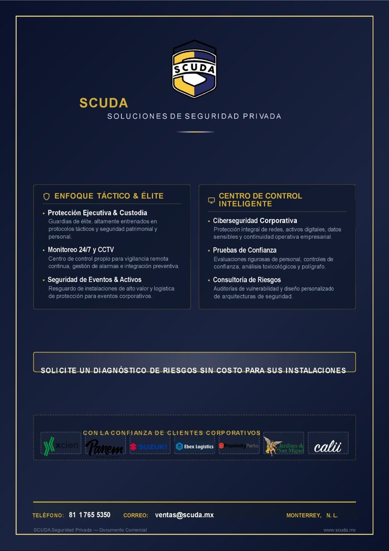 Anuncio de Vacantes SCUDA