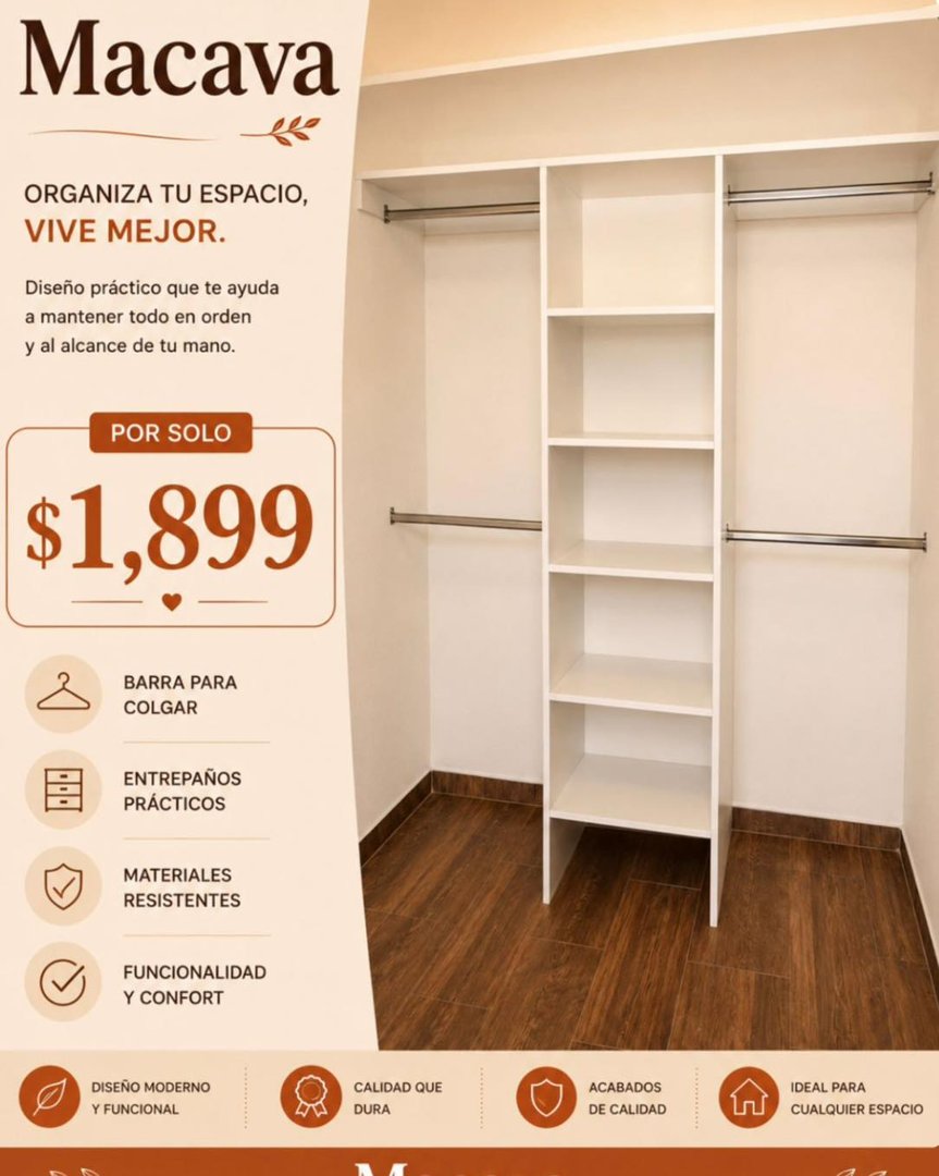 Anuncio de Macava Mx: Clóset
