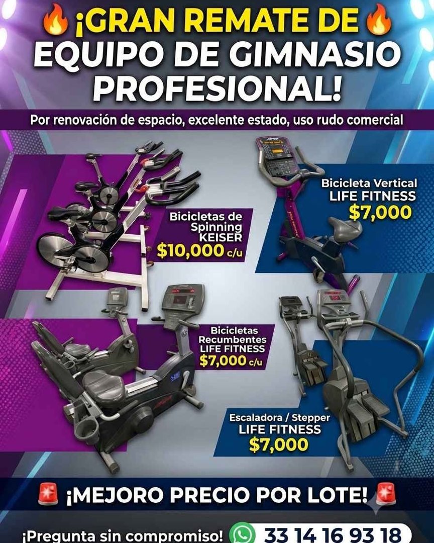 Anuncio de Jesus Ocampo Estrada: Venta de equipo de gimnasio profesional