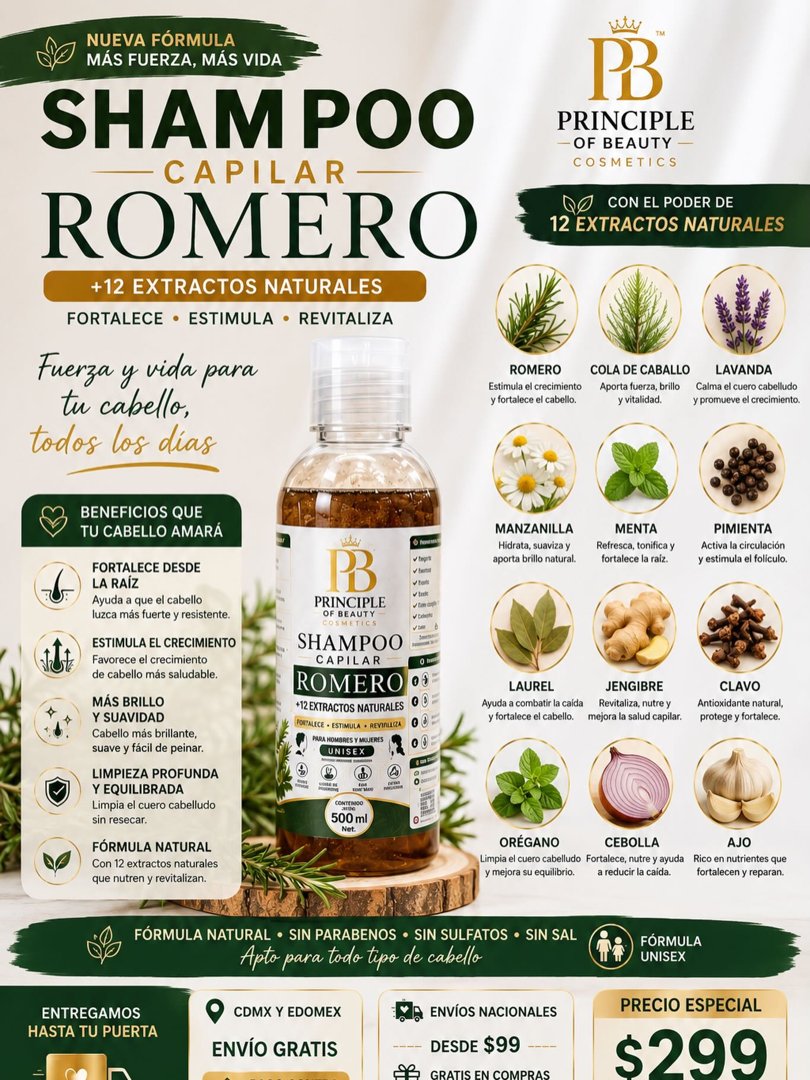 Anuncio de Principle of Beauty: Shampoo capilar