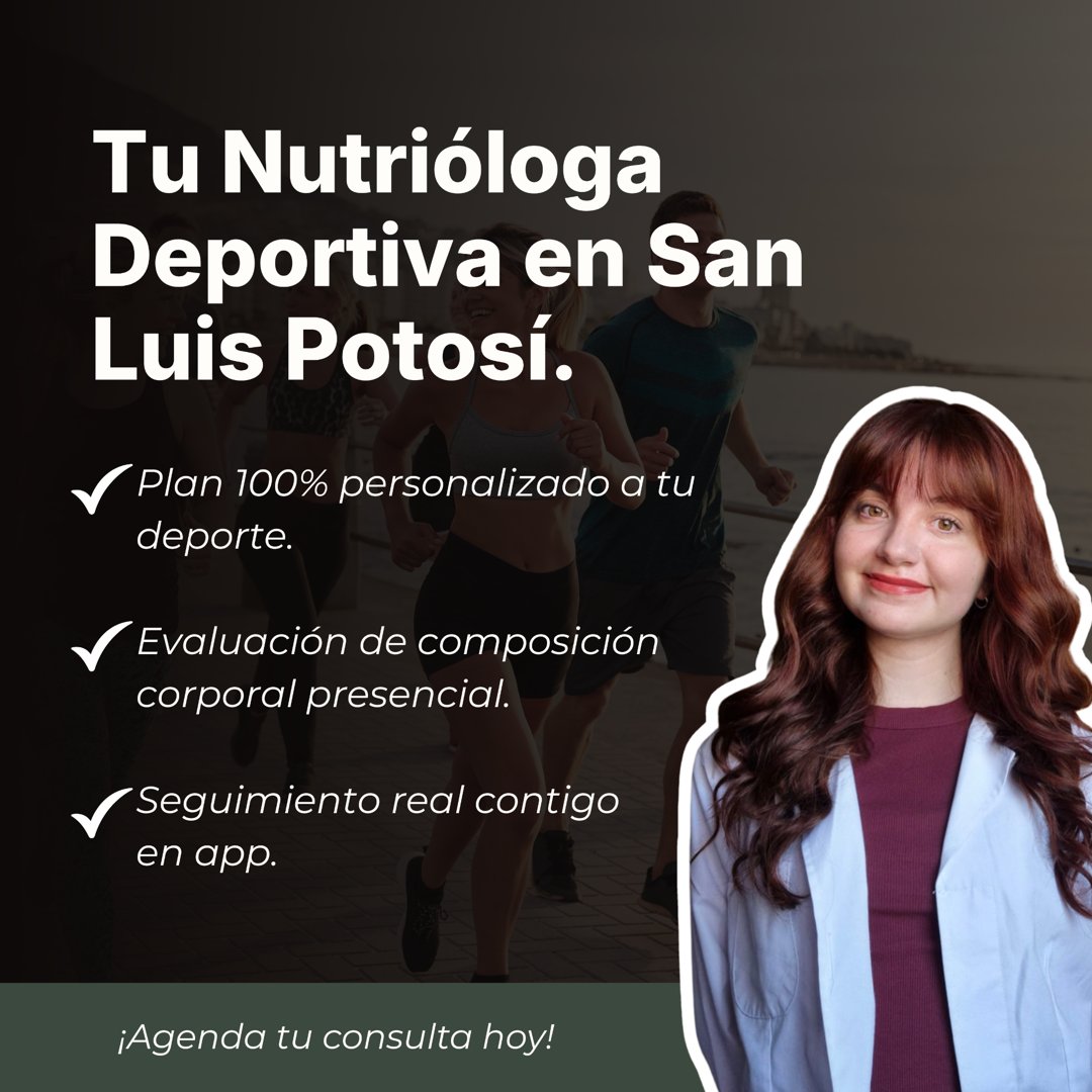 Anuncio de NutriElite+: Consulta nutrióloga deportiva