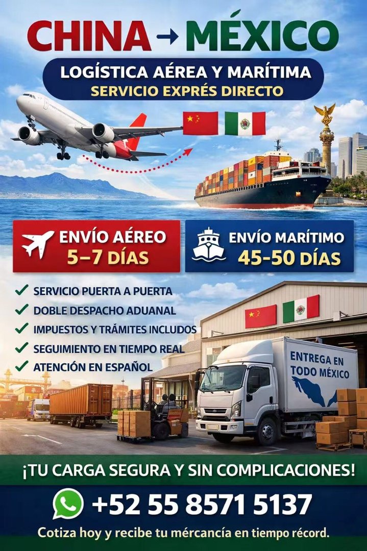 Anuncio de Andy: Logística aérea y marítima