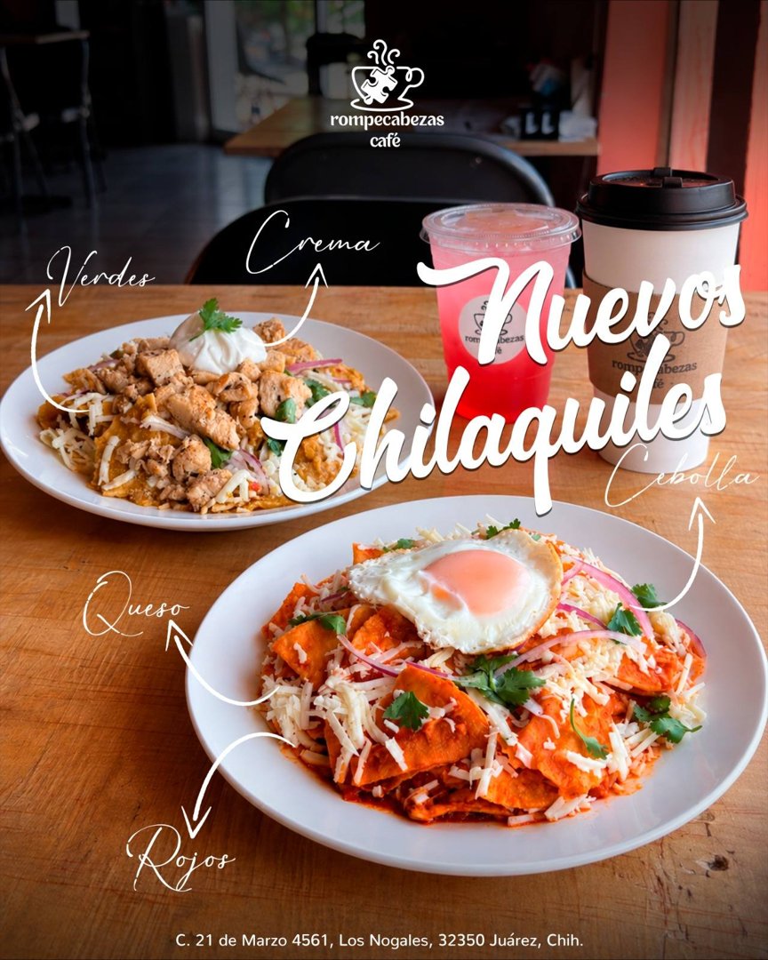 Anuncio de Rompecabezas Café: Chilaquiles