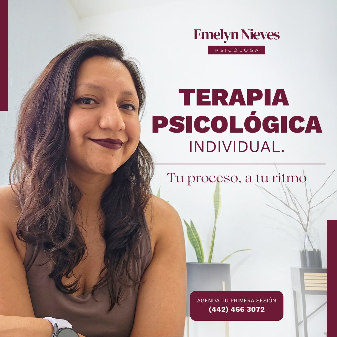 Anuncio de Emelyn Nieves - Psicóloga: Terapia psicológica individual