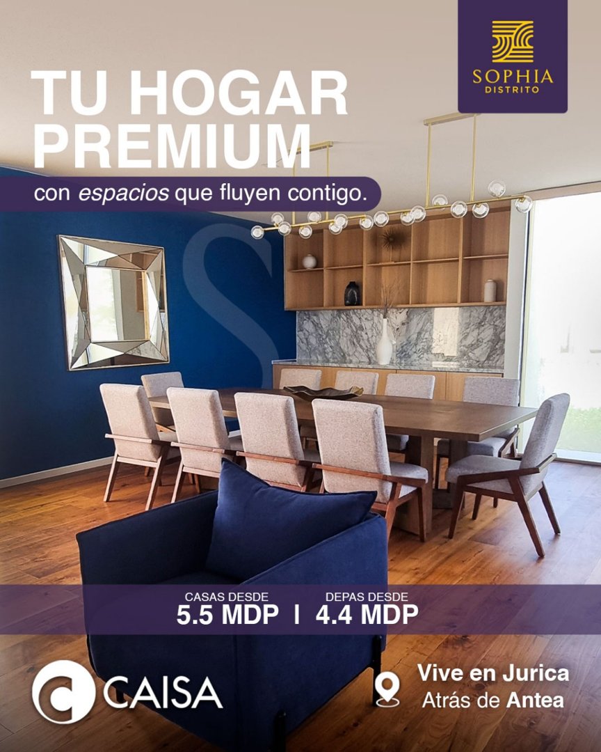 Anuncio de Sophia Distrito: casas y departamentos