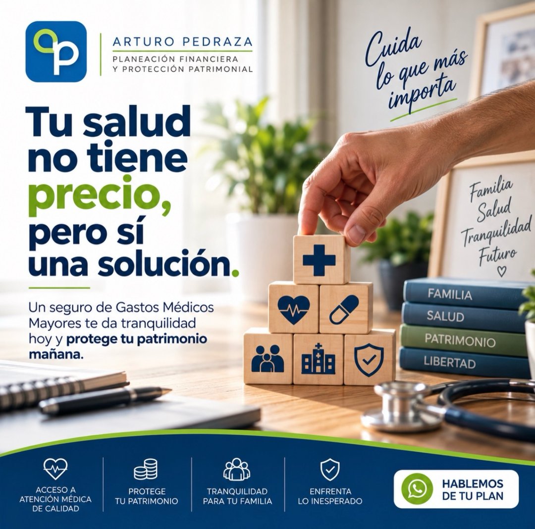 Anuncio de Agente de Seguros Ingeniero Pedraza: seguro de gastos médicos mayores