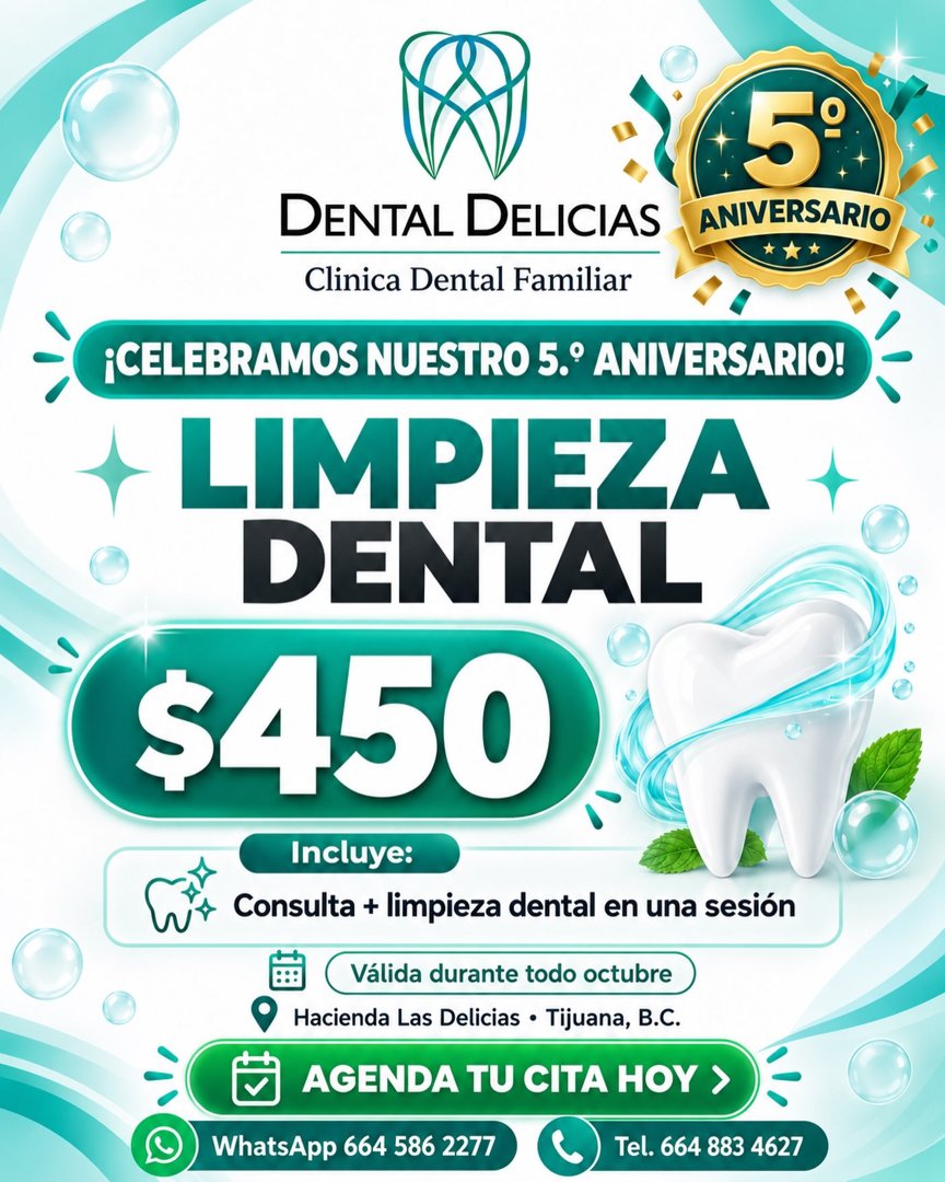 Anuncio de Dental Delicias: Limpieza dental