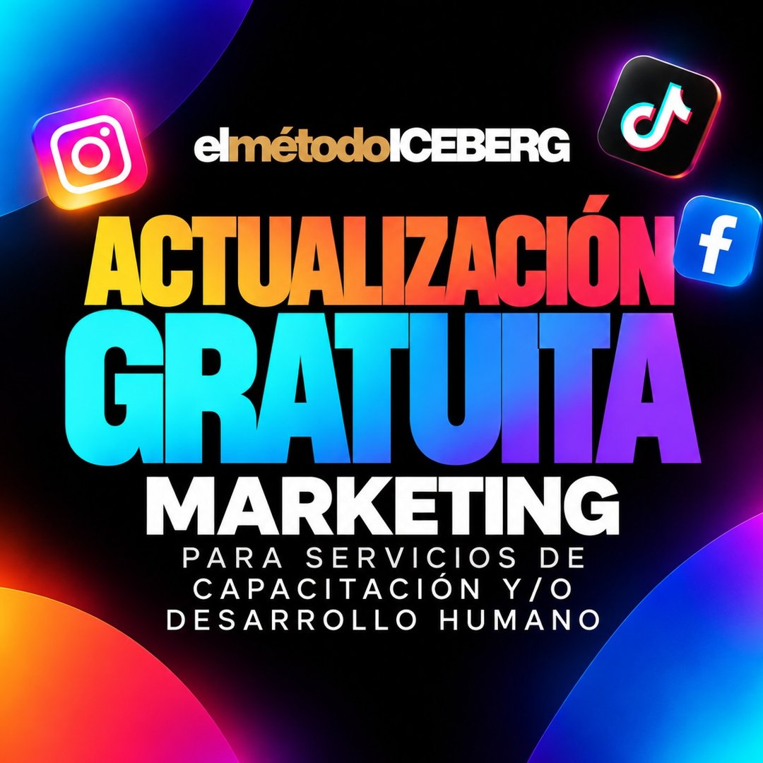Anuncio de Master María Morales: clase de actualización gratuita de marketing