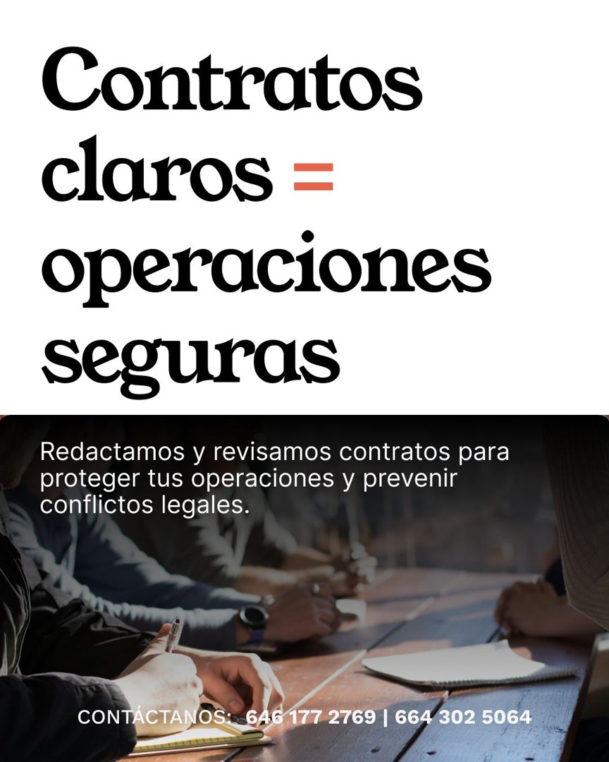 Anuncio de Franco Alucano Abogados: Redacción y revisión de contratos