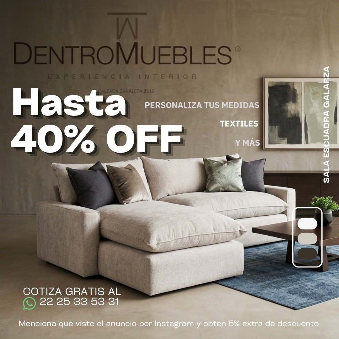 Anuncio de dentromuebles: muebles