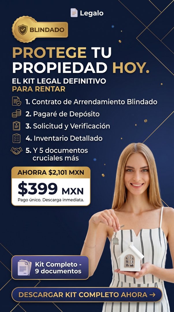 Anuncio de Legalo: Kit legal para arrendamiento