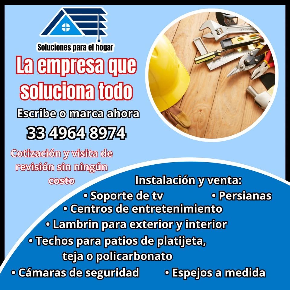Anuncio de Soluciones para el hogar: instalación y venta de servicios para el hogar