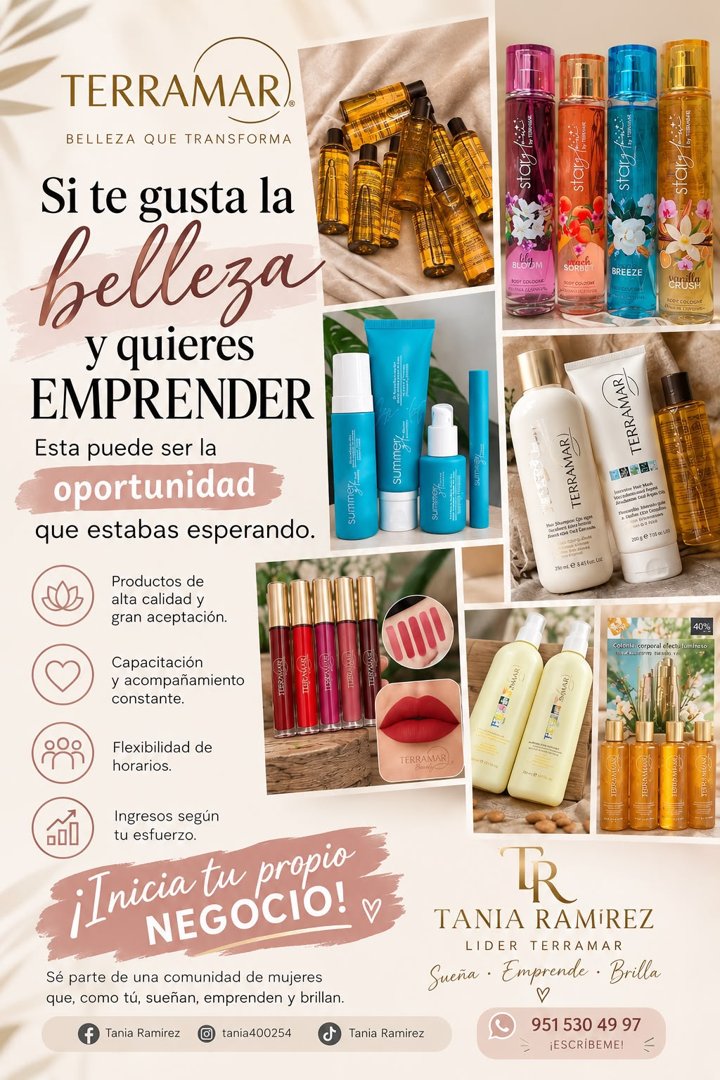 Anuncio de Blog Tania Ramirez: Consultoría de cosméticos