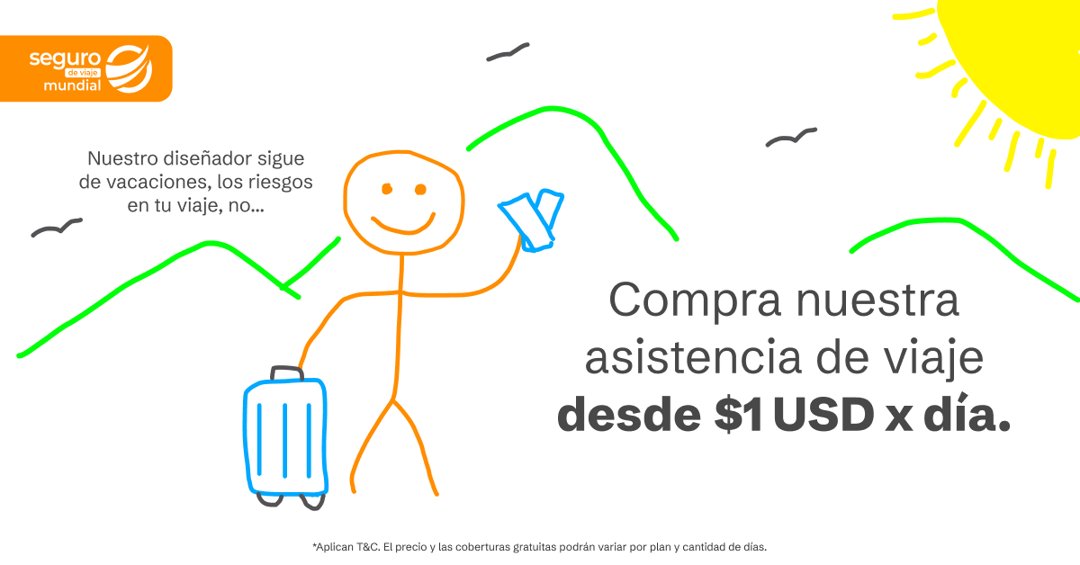 Anuncio de Seguro De Viaje Mundial: asistencia de viaje
