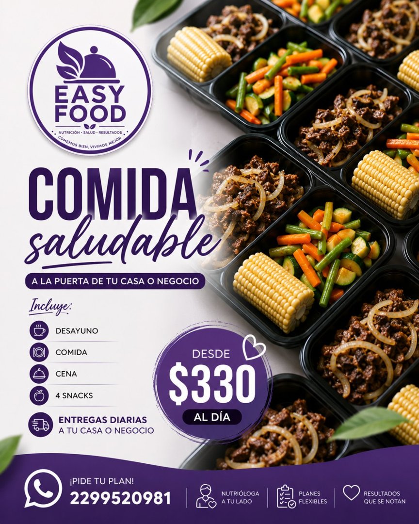 Anuncio de Easyfood: Comida saludable