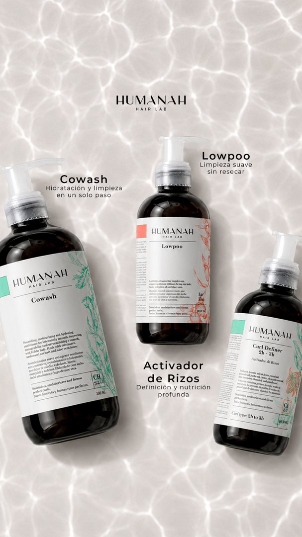 Anuncio de Humanah: productos de cuidado del cabello