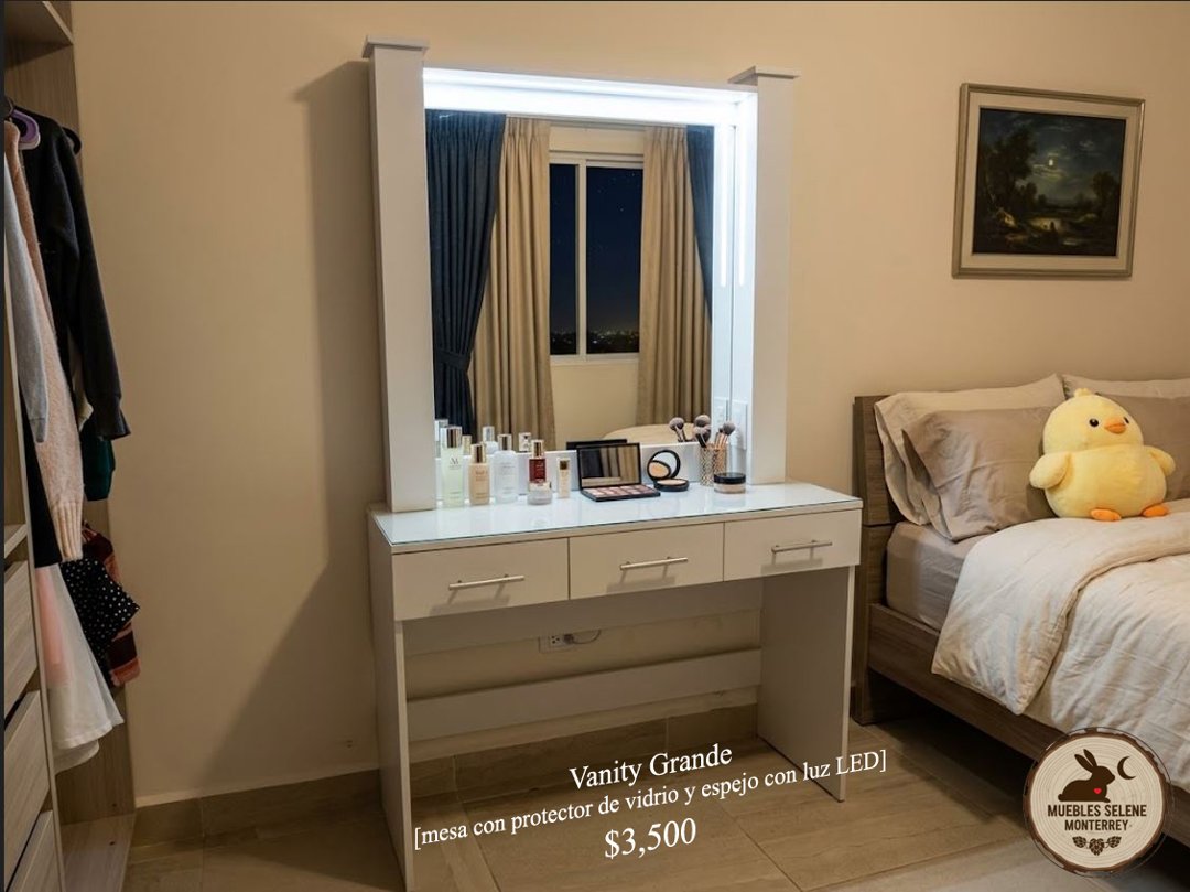 Anuncio de Melamina - Muebles Express Monterrey: Vanity con luz LED