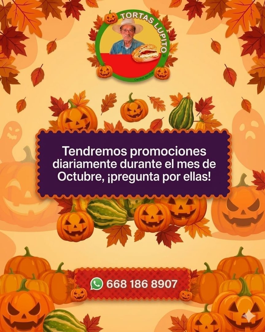 Anuncio de Tortas Lupito: Tortas