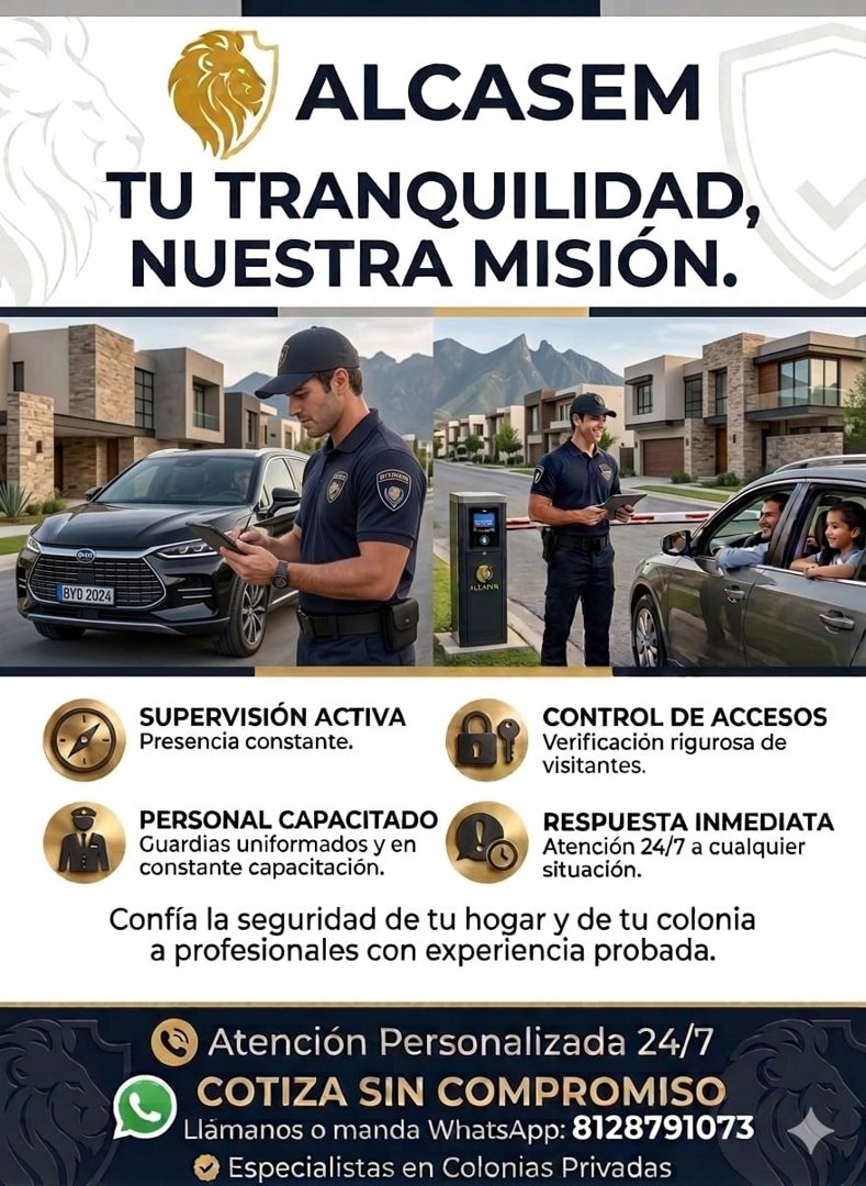 Anuncio de Alarmas, Cámaras y Seguridad Mejorada