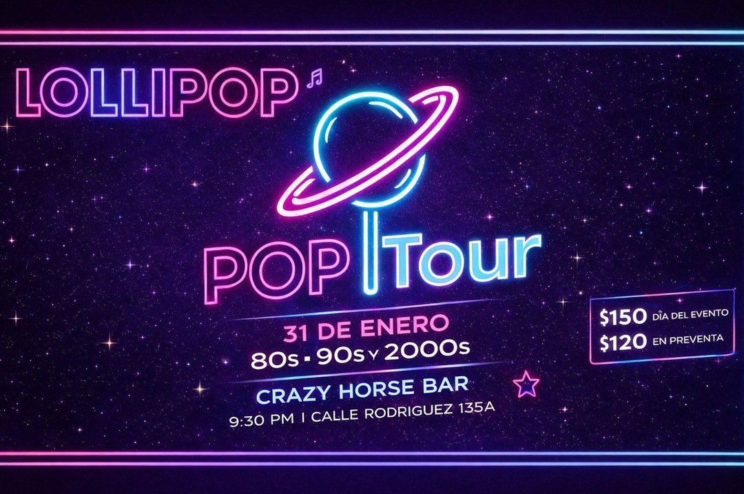 Anuncio de Lollipop.banda: Concierto de Lollipop.banda