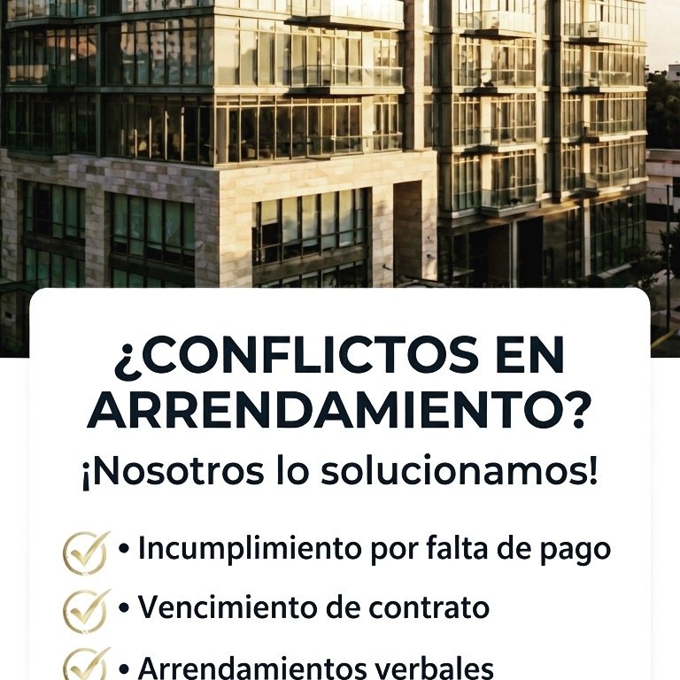 Anuncio de vertice_inmobiliariojuridico: Asesoría legal para conflictos de arrendamiento