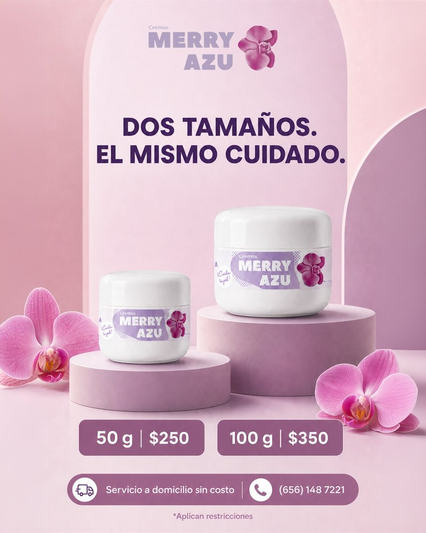 Anuncio de Cremas Merry-Azu