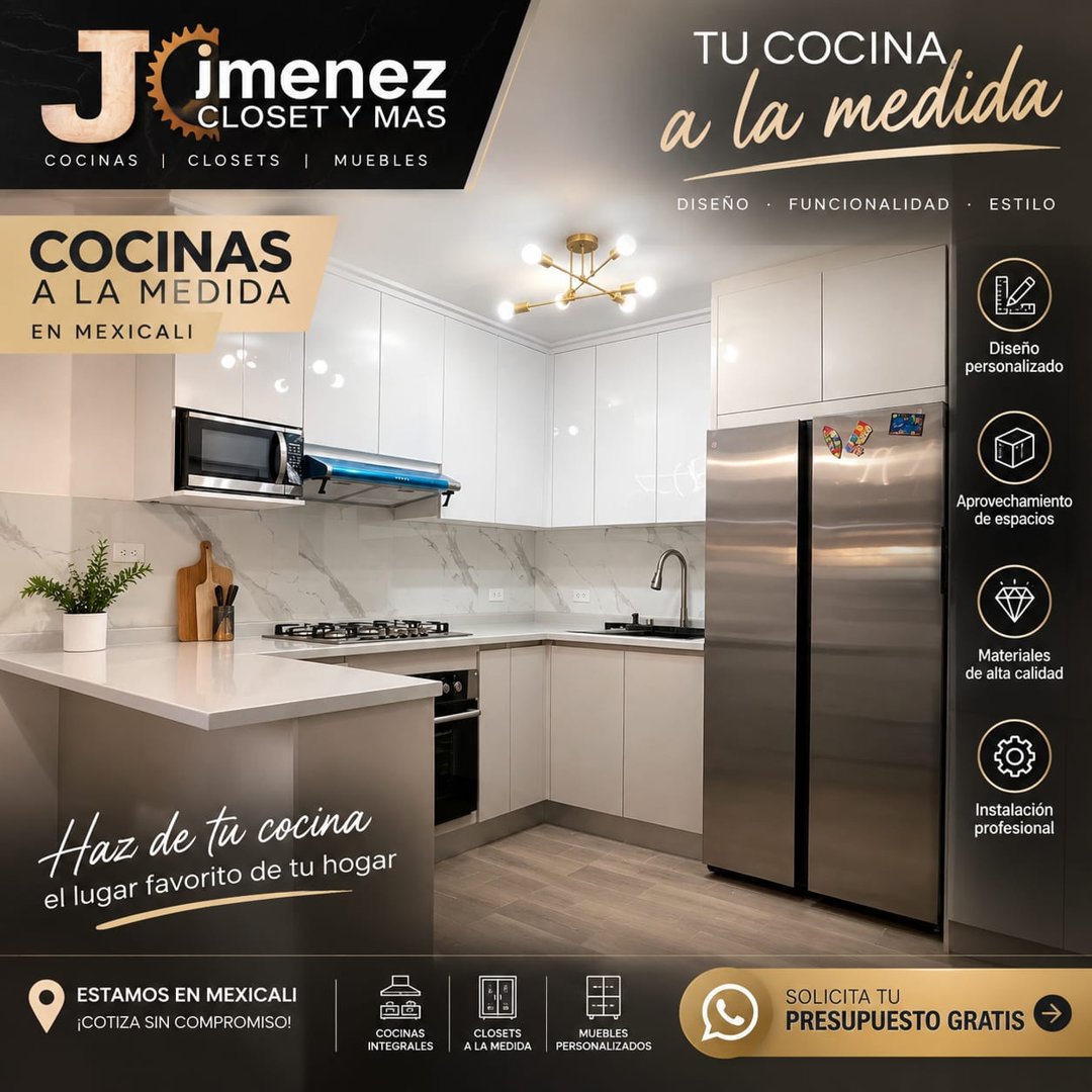 Anuncio de Jimenez clóset y más: cocinas a la medida