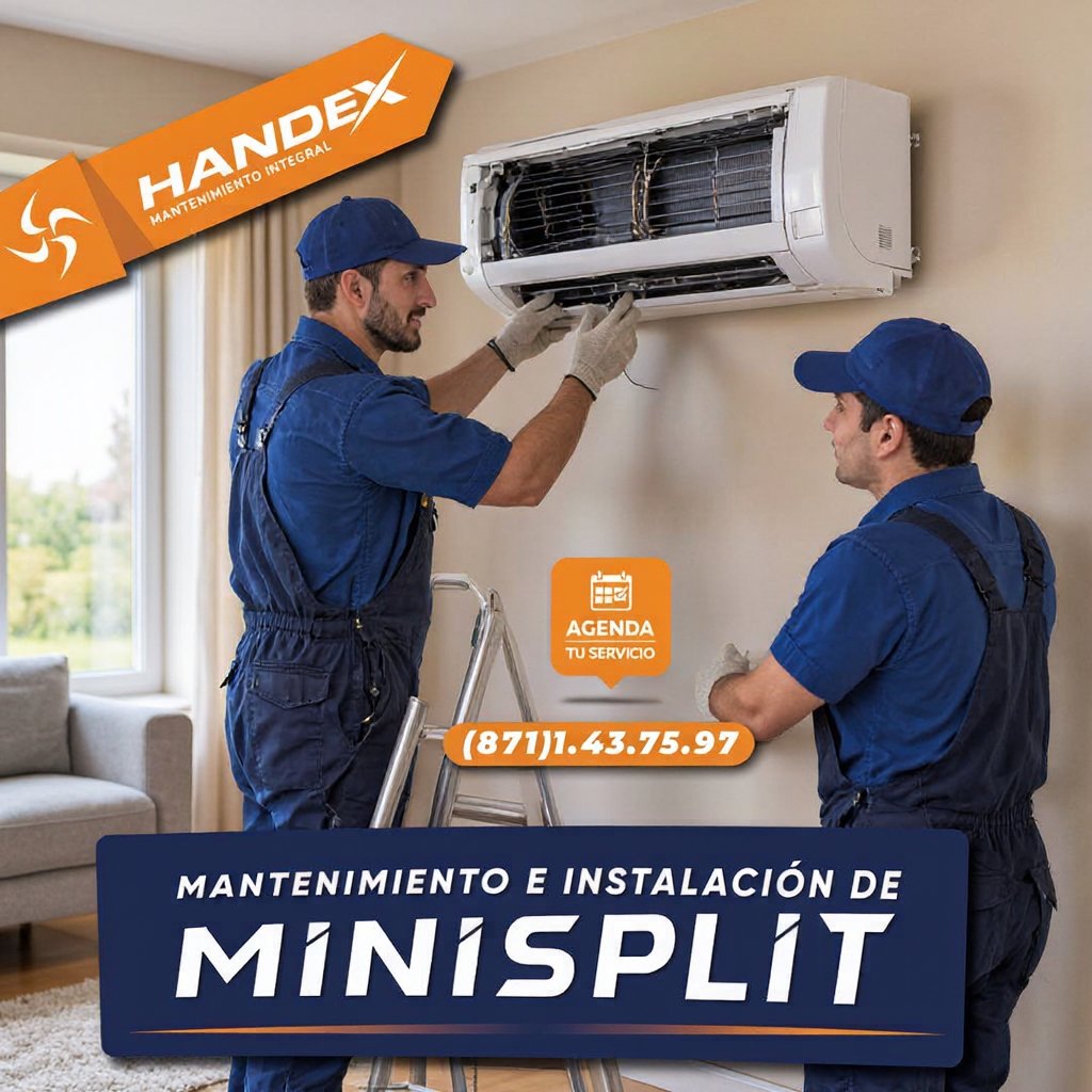 Anuncio de Handex Mantenimiento integral: Mantenimiento e instalación de minisplit