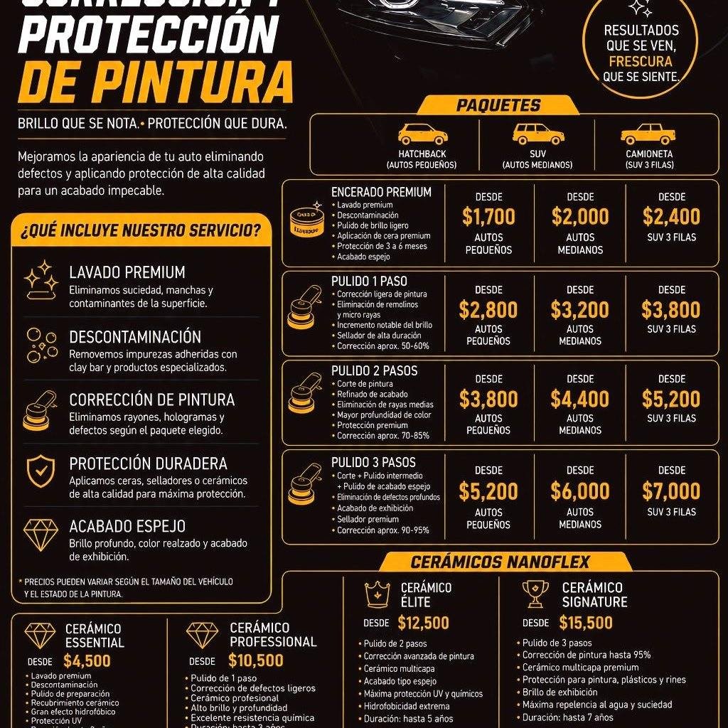 Anuncio de Happy clean: detallado automotriz