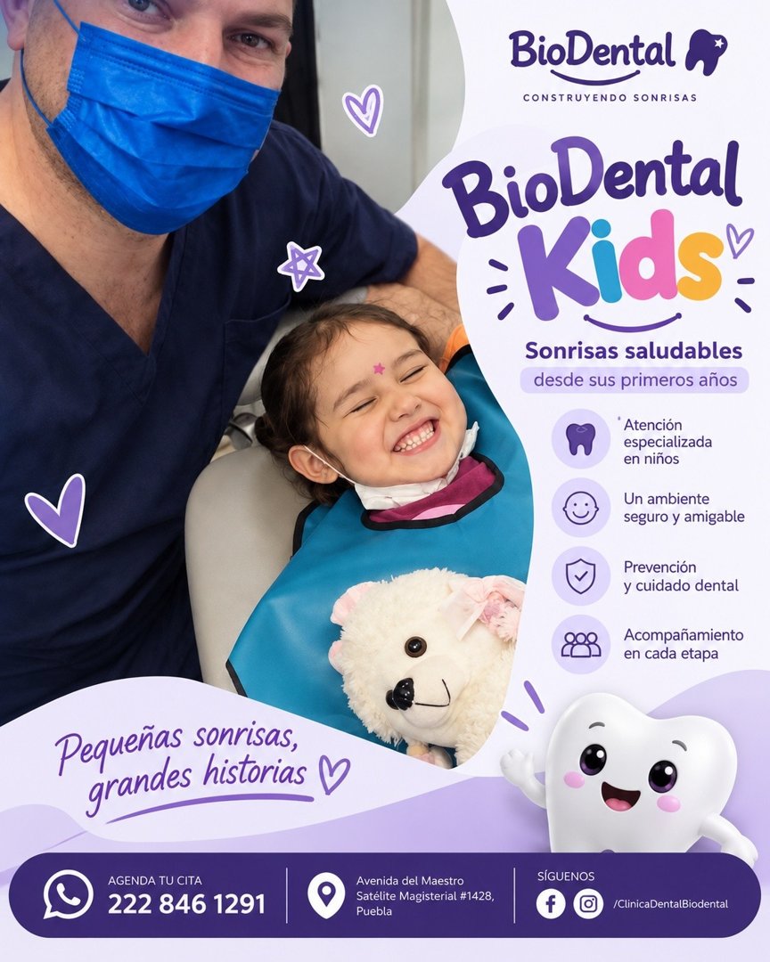 Anuncio de Clínica Dental Biodental: odontopediatría