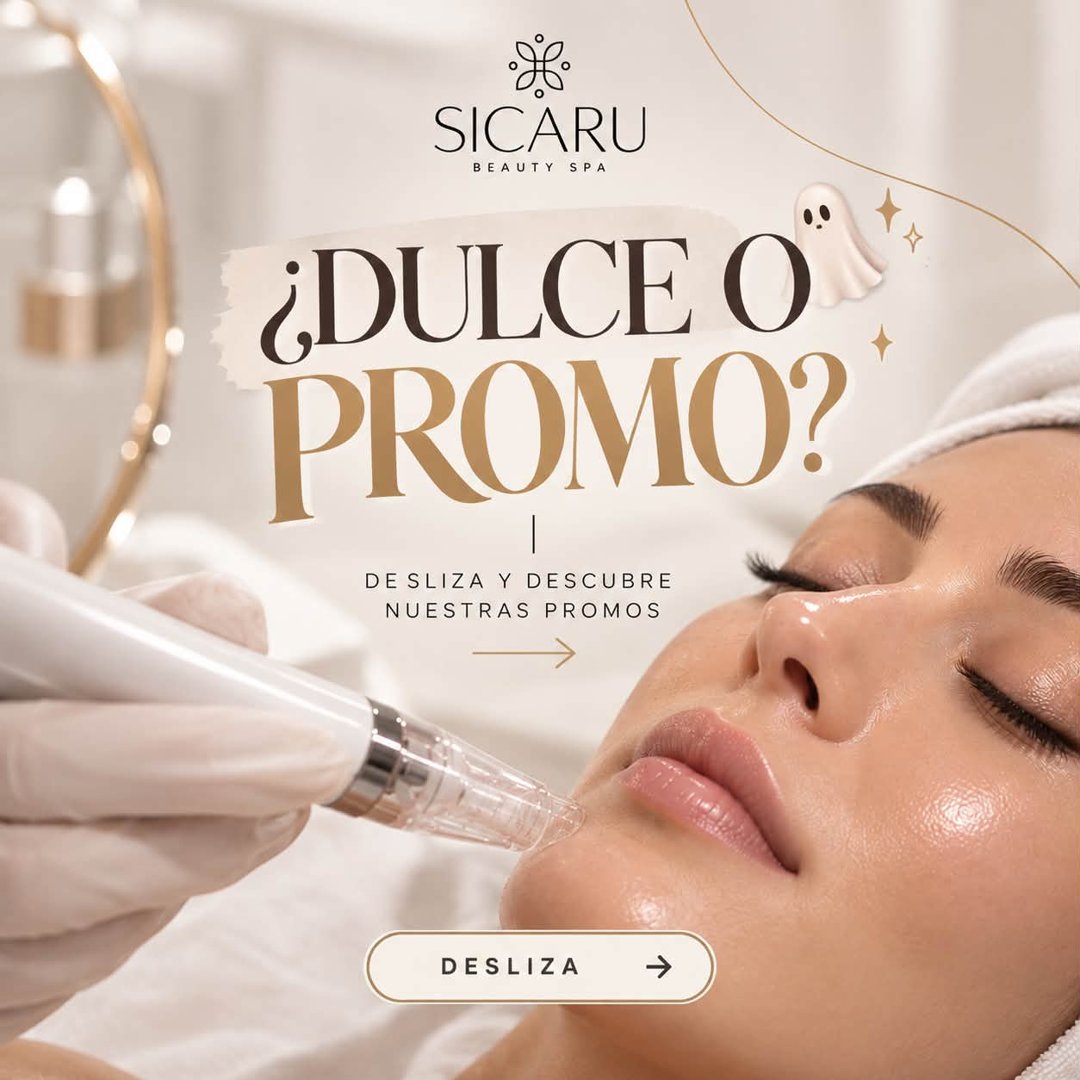 Anuncio de Sicaru Veracruz: tratamiento facial