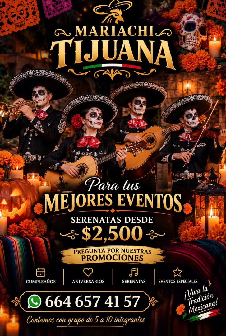 Anuncio de Mariachi Tijuana Tecate Rosarito: Mariachi