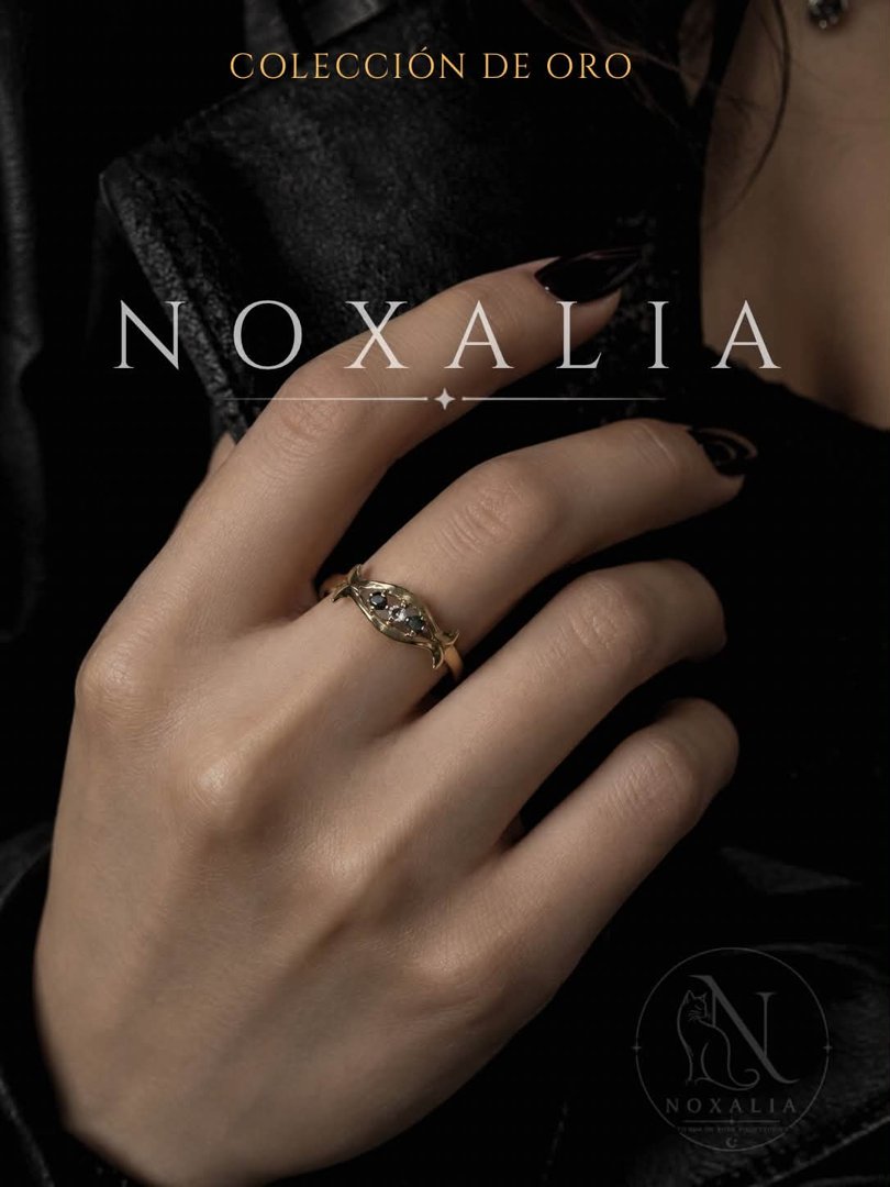 Anuncio de Noxalia: anillo de oro amarillo de 10K