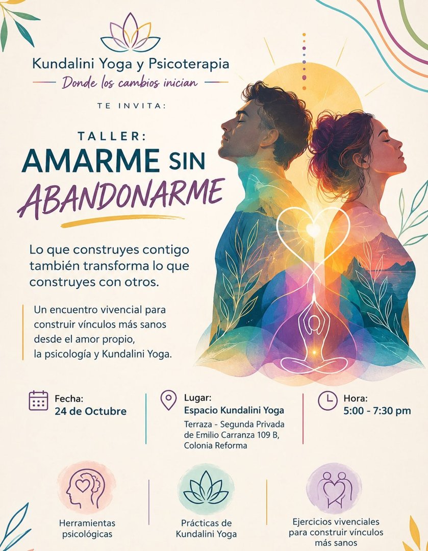 Anuncio de YOGA Kundalini Oaxaca: Taller de Kundalini Yoga y Psicoterapia