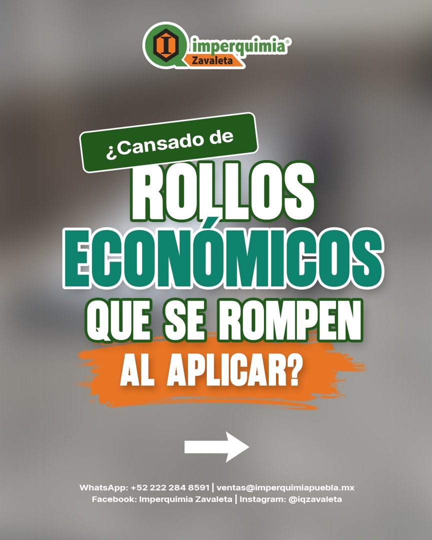Anuncio de Imperquimia Zavaleta: impermeabilizante económico