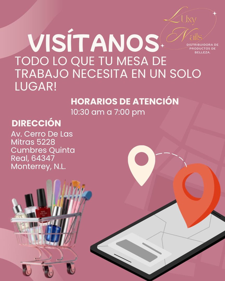 Anuncio de Luxy Nails Distribuidora: Distribuidora de productos de belleza