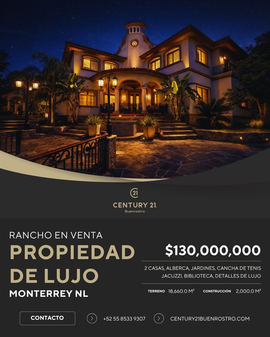 Anuncio de C21 Buenrostro: propiedad de lujo