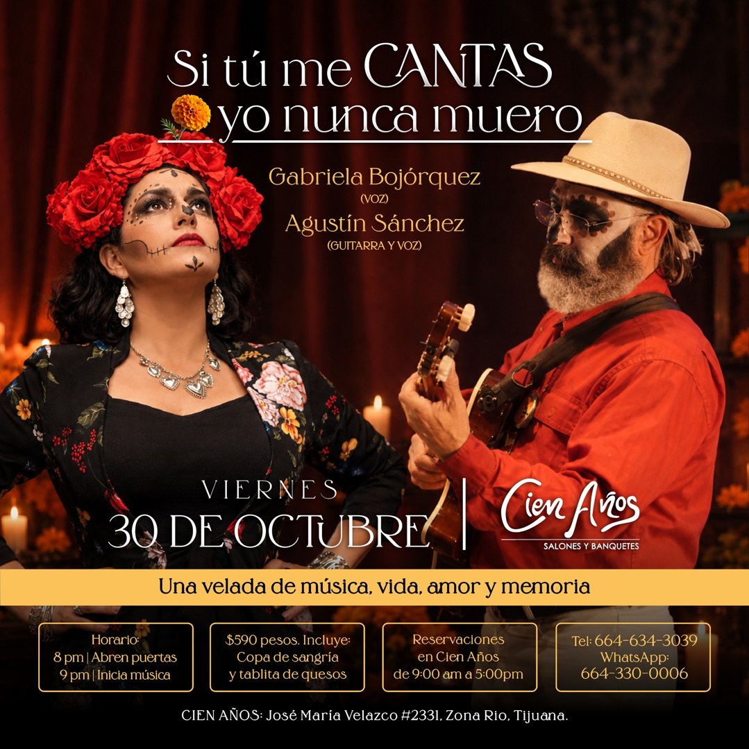 Anuncio de Gabriela Bojórquez: Concierto musical
