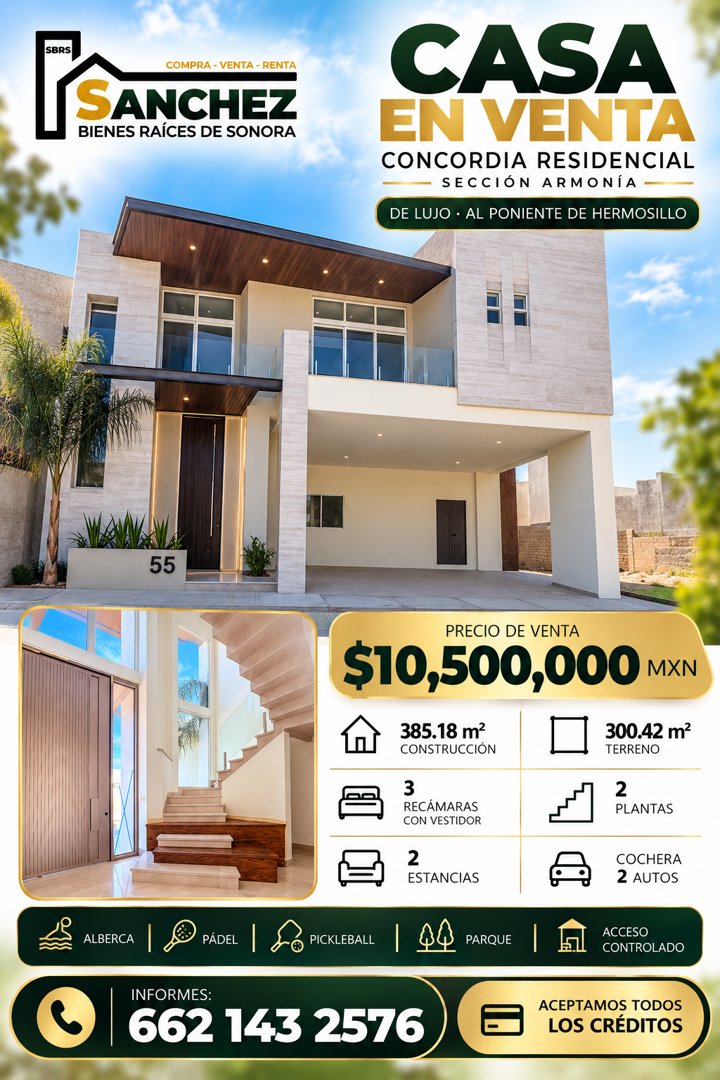 Anuncio de Sanchez Bienes Raices de Sonora: Casa en venta