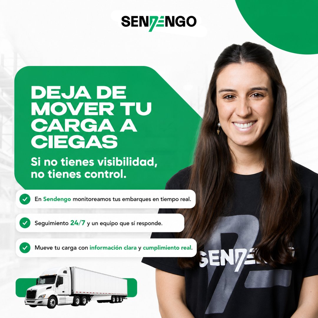 Anuncio de Sendengo: monitoreo de embarques