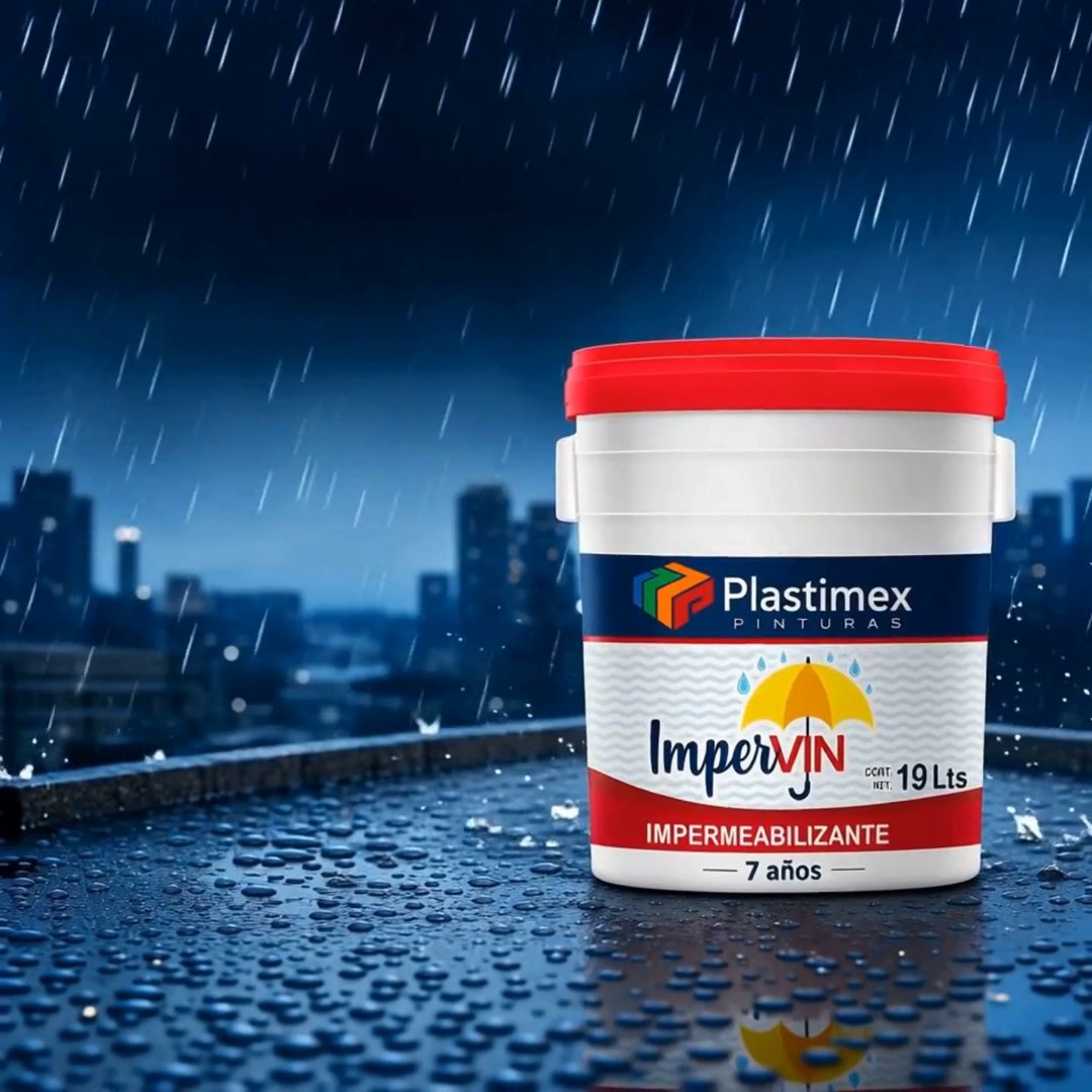 Anuncio de Pinturas Plastimex Oficial: impermeabilizante