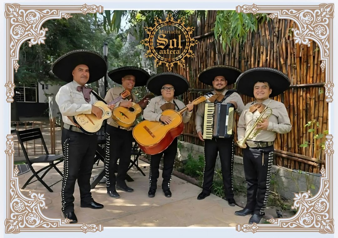 Anuncio de Mariachi Azteca de Juan Vallejo: Mariachi para eventos