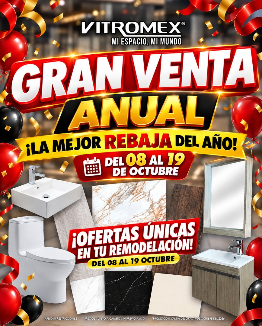 Anuncio de Vitromex Paseo del Triunfo, Cd.Juarez