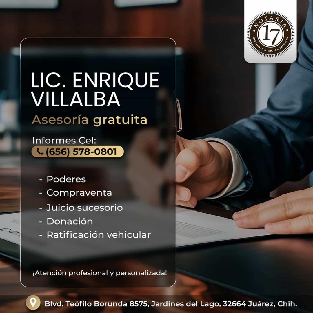 Anuncio de Notaria 17 Juarez: Asesoría legal