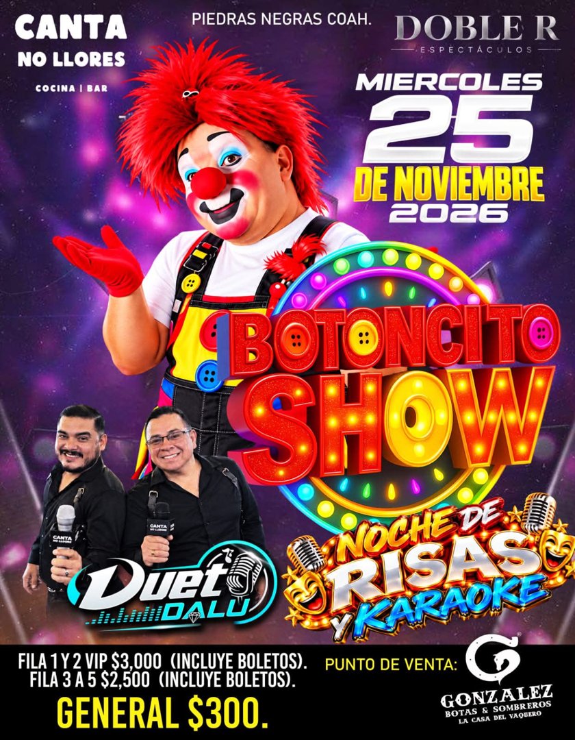 Anuncio de Doble R Espectaculos