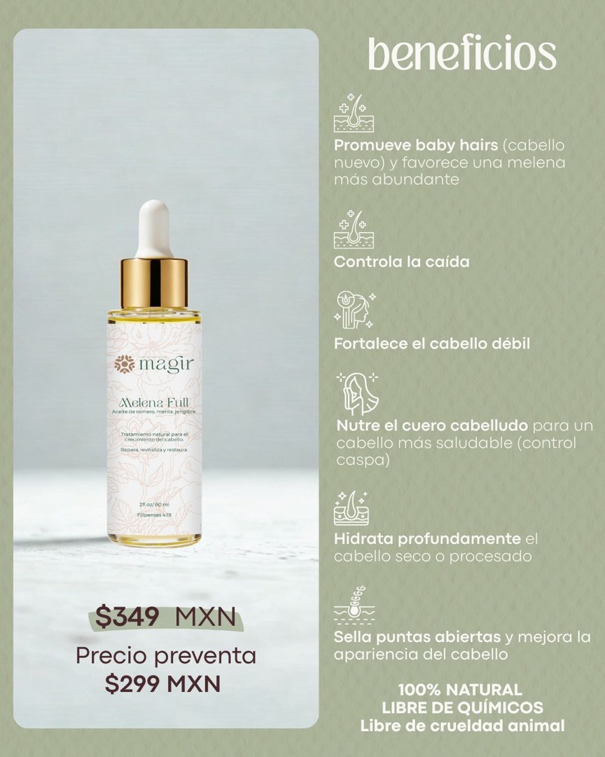 Anuncio de Magir: Aceite capilar