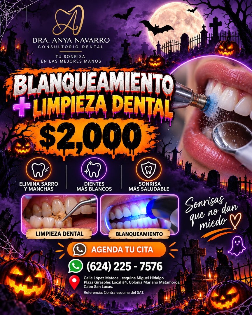 Anuncio de Dra.Anya Nvarro: Blanqueamiento y limpieza dental